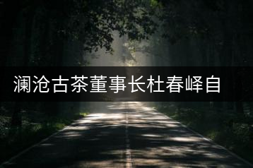 瀾滄古茶董事長(zhǎng)杜春嶧自傳