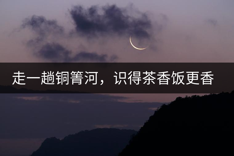 走一趟銅箐河，識(shí)得茶香飯更香走一趟銅箐河，識(shí)得茶香飯更香