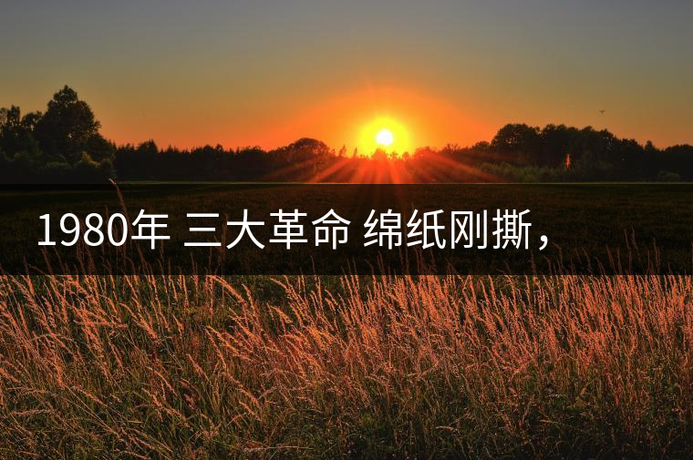 1980年 三大革命 綿紙剛撕，品相極好，整體干凈漂亮1980年 三大革命 綿紙剛撕，品相極好，整體干凈漂亮