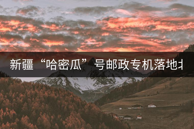 新疆“哈密瓜”號郵政專機(jī)落地北京，243種哈密瓜你見過嗎？