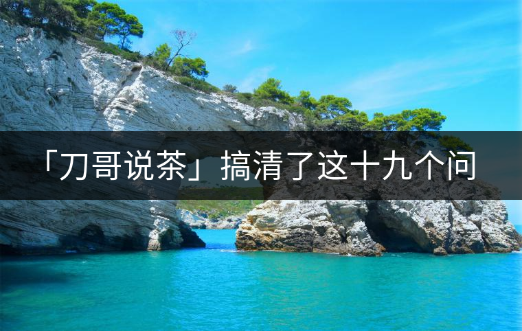 「刀哥說(shuō)茶」搞清了這十九個(gè)問(wèn)題，您就是熟茶專家