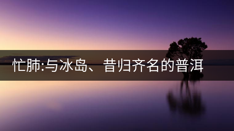忙肺:與冰島、昔歸齊名的普洱茶忙肺：與冰島、昔歸齊名的普洱茶
