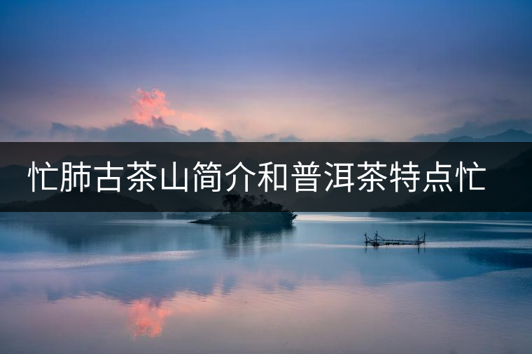忙肺古茶山簡介和普洱茶特點忙肺古茶山簡介和普洱茶特點