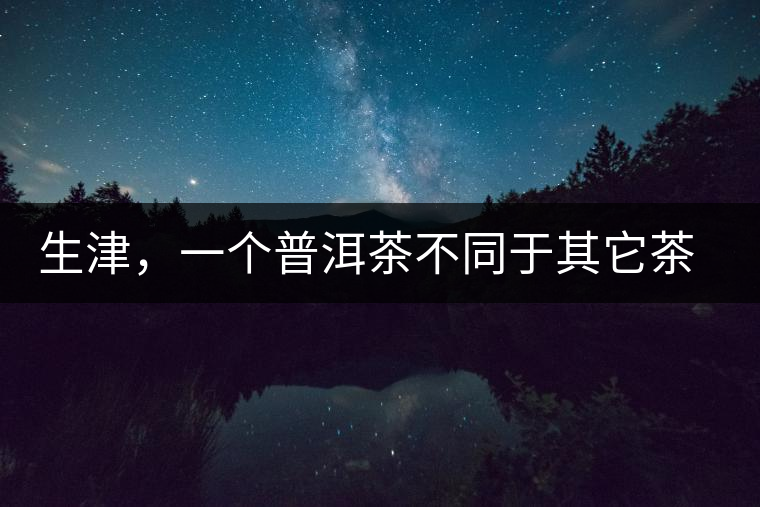生津，一個普洱茶不同于其它茶類的品鑒指標(biāo)