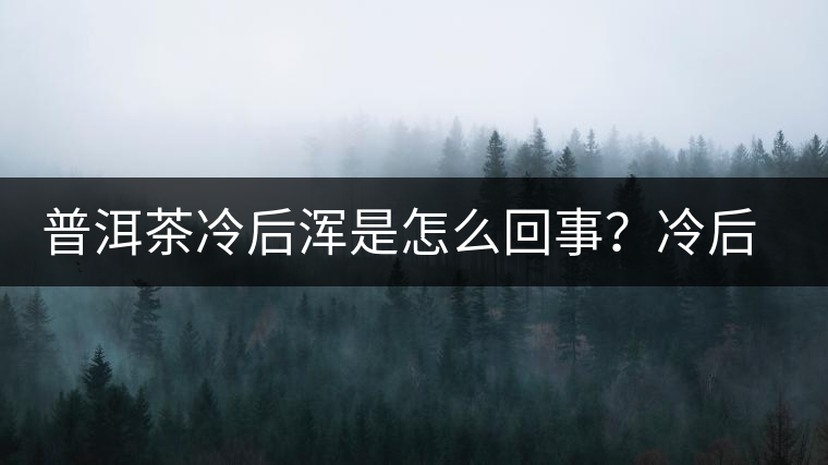普洱茶冷后渾是怎么回事？冷后渾的普洱茶品質好不好？