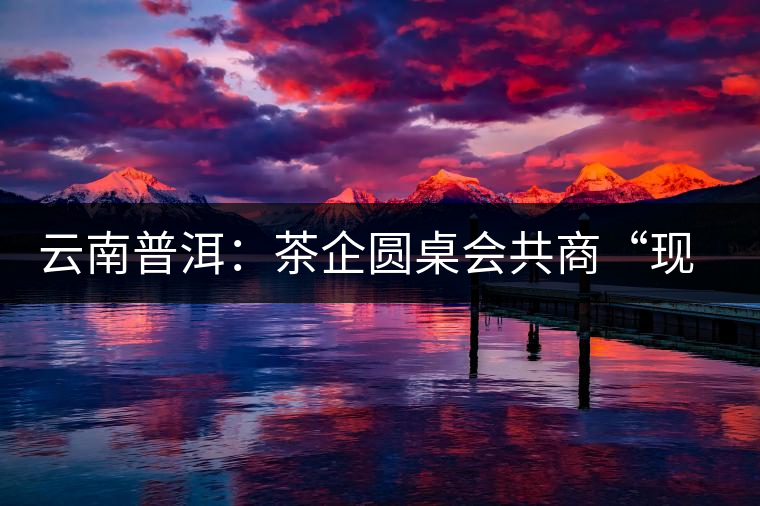 云南普洱:茶企圓桌會(huì)共商“現(xiàn)在·未來 云南普洱:茶企圓桌會(huì)共商“現(xiàn)在·未來