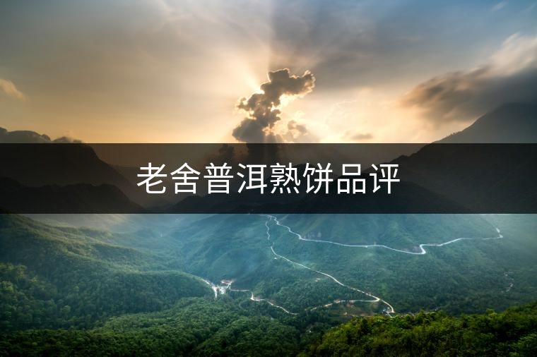 老舍普洱熟餅品評 老舍普洱熟餅品評