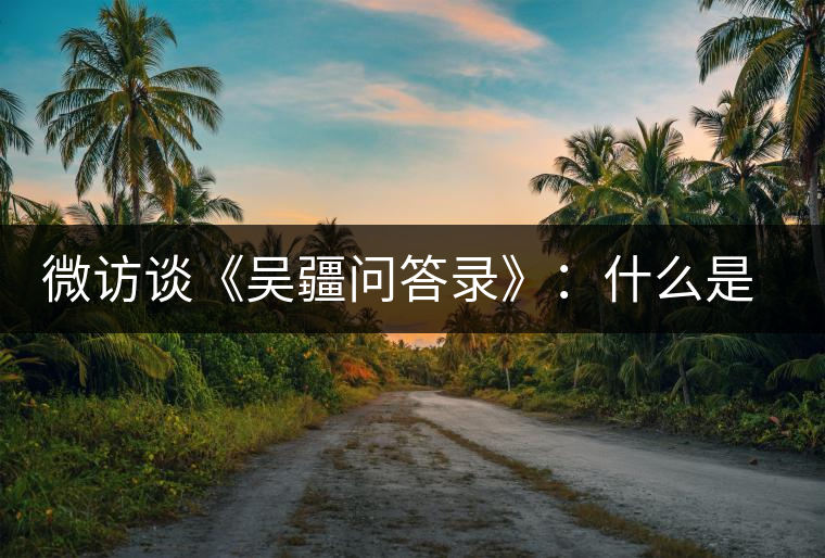 微訪談《吳疆問答錄》：什么是純正的普洱茶？