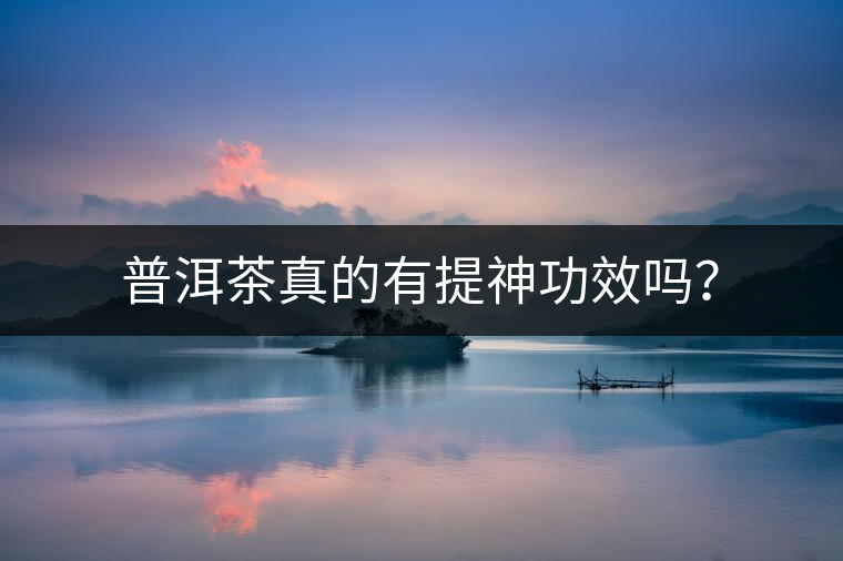 普洱茶真的有提神功效嗎？