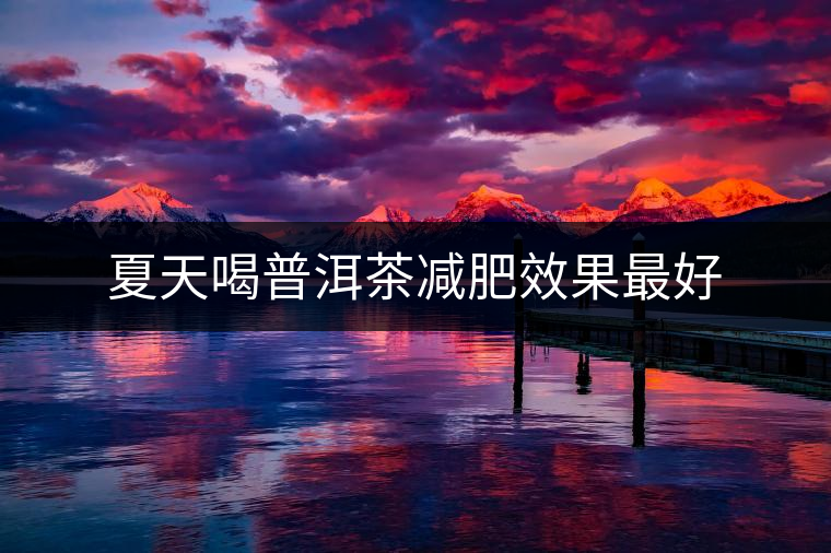 夏天喝普洱茶減肥效果最好 夏天喝普洱茶減肥效果最好