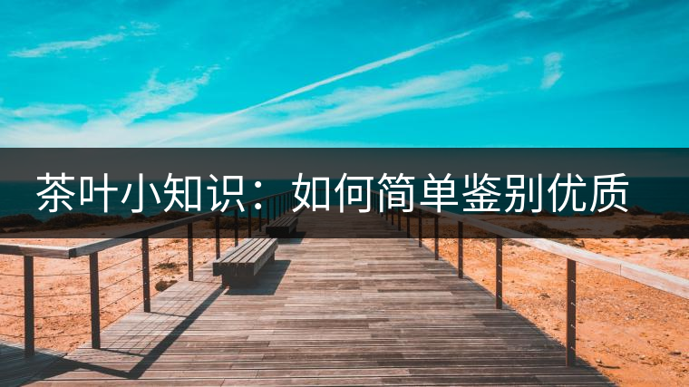 茶葉小知識：如何簡單鑒別優(yōu)質普洱茶？