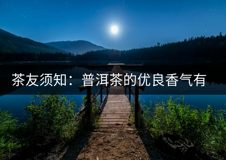 茶友須知:普洱茶的優(yōu)良香氣有哪些? 茶友須知:普洱茶的優(yōu)良香氣有哪些?