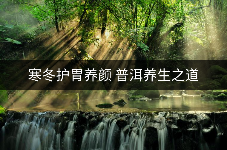 寒冬護胃養(yǎng)顏 普洱養(yǎng)生之道 寒冬護胃養(yǎng)顏 普洱養(yǎng)生之道