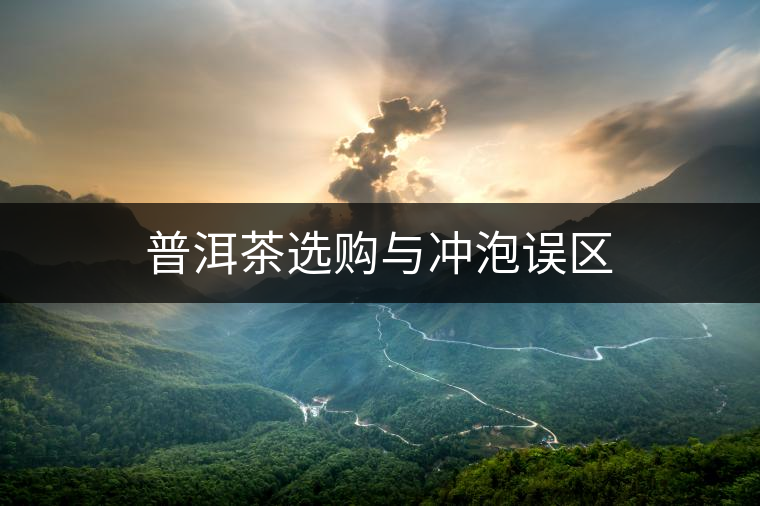 普洱茶選購(gòu)與沖泡誤區(qū) 普洱茶選購(gòu)與沖泡誤區(qū)