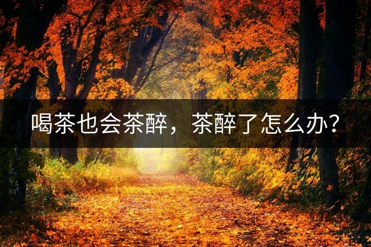 喝茶也會(huì)茶醉，茶醉了怎么辦？