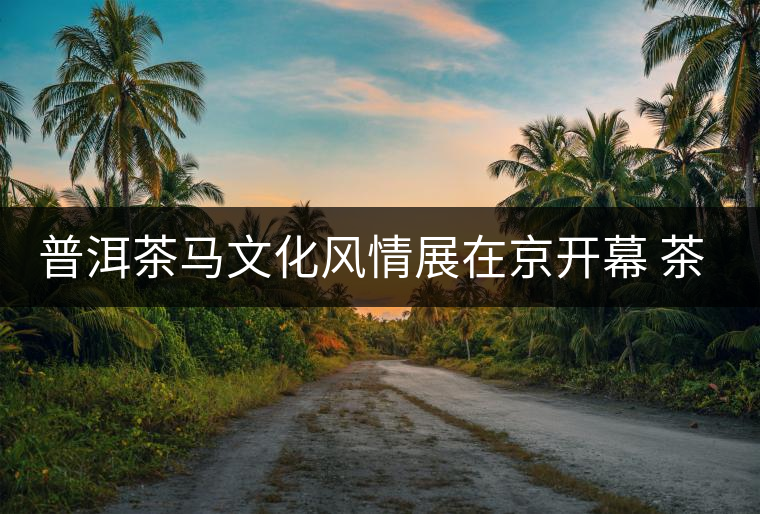 普洱茶馬文化風(fēng)情展在京開幕 茶始祖等展品亮相 普洱茶馬文化風(fēng)情展在京開幕 茶始祖等展品亮相