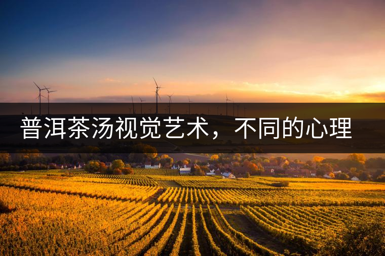 普洱茶湯視覺藝術(shù)，不同的心理享受