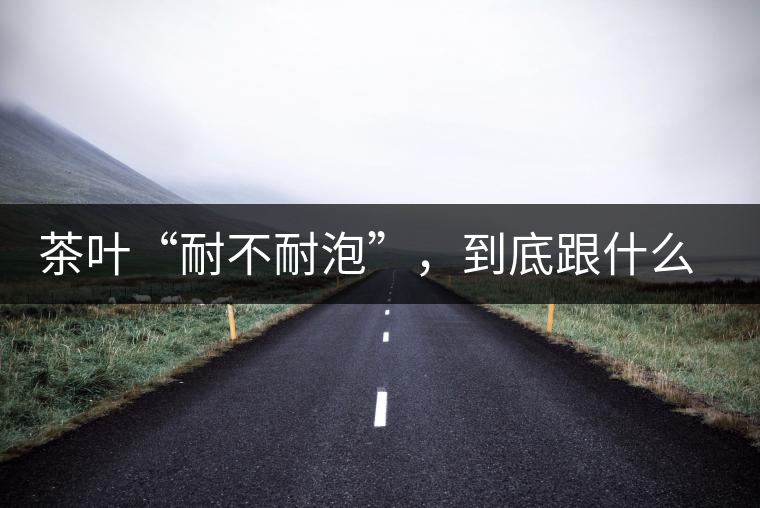 茶葉“耐不耐泡”，到底跟什么有關(guān)？