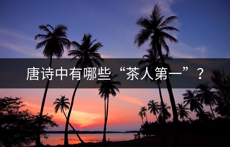 唐詩(shī)中有哪些“茶人第一”？