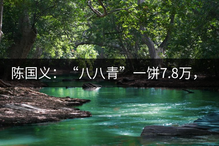 陳國(guó)義：“八八青”一餅7.8萬(wàn)，“我沒貨供應(yīng)了”