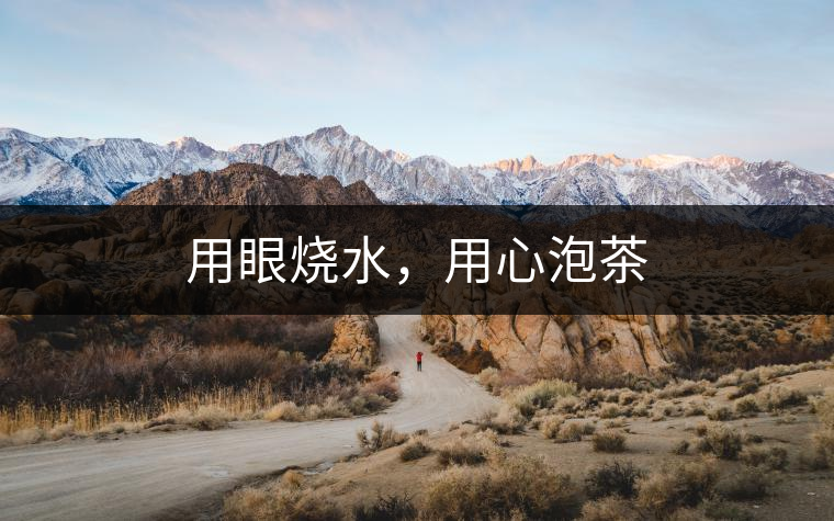 用眼燒水，用心泡茶