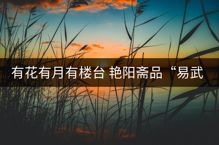 有花有月有樓臺 艷陽齋品“易武春茶”