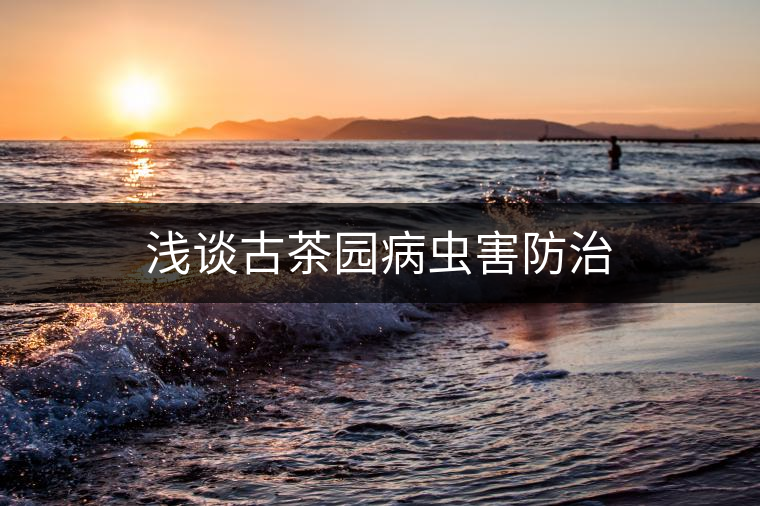 淺談古茶園病蟲(chóng)害防治