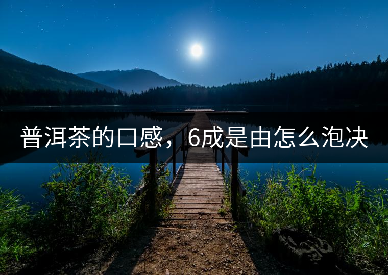 普洱茶的口感，6成是由怎么泡決定的！