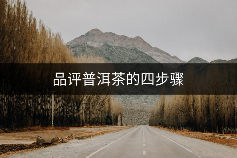 品評普洱茶的四步驟 品評普洱茶的四步驟