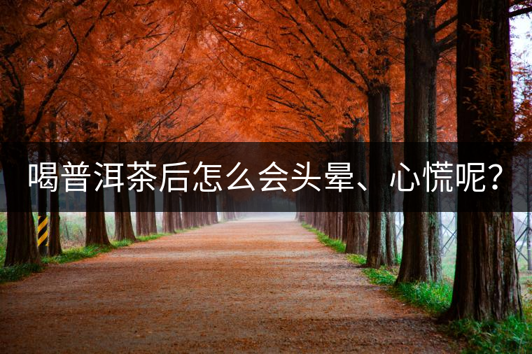 喝普洱茶后怎么會頭暈、心慌呢？