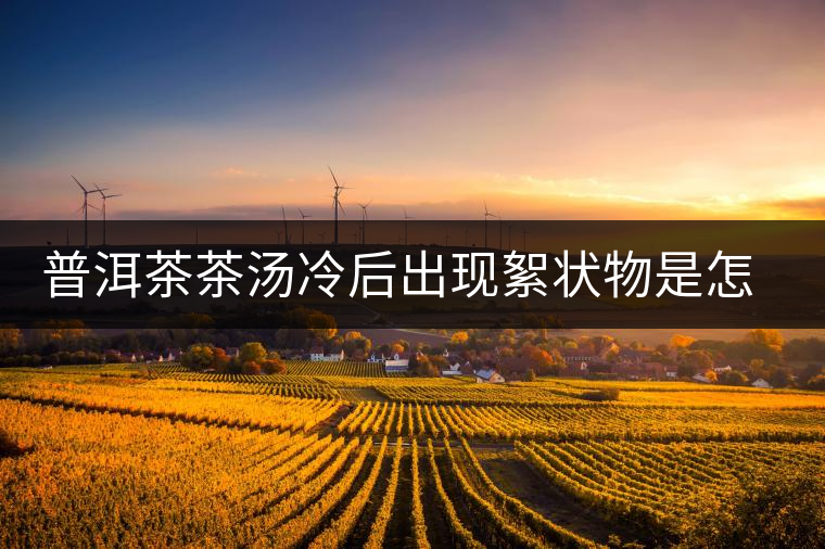 普洱茶茶湯冷后出現(xiàn)絮狀物是怎么回事？