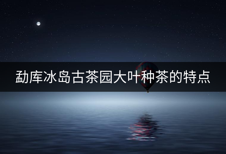 勐庫(kù)冰島古茶園大葉種茶的特點(diǎn) 勐庫(kù)冰島古茶園大葉種茶的特點(diǎn)