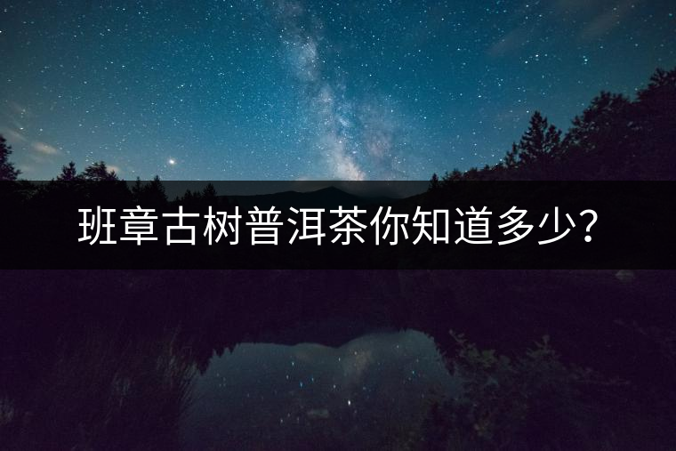 班章古樹(shù)普洱茶你知道多少？