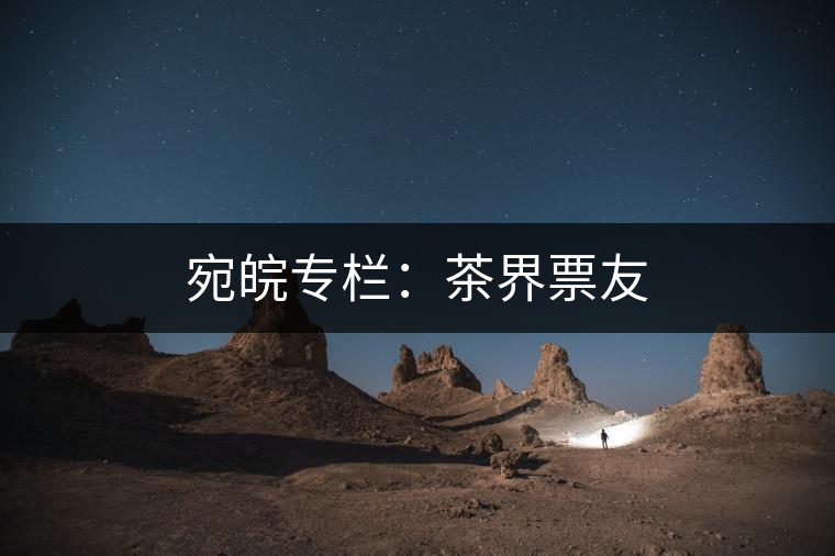 宛皖專欄:茶界票友 宛皖專欄:茶界票友