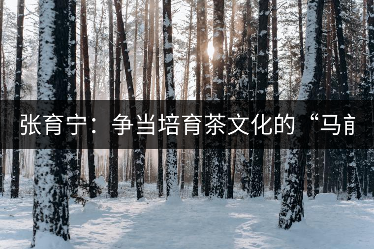 張育寧:爭當培育茶文化的“馬前卒” 張育寧:爭當培育茶文化的“馬前卒”
