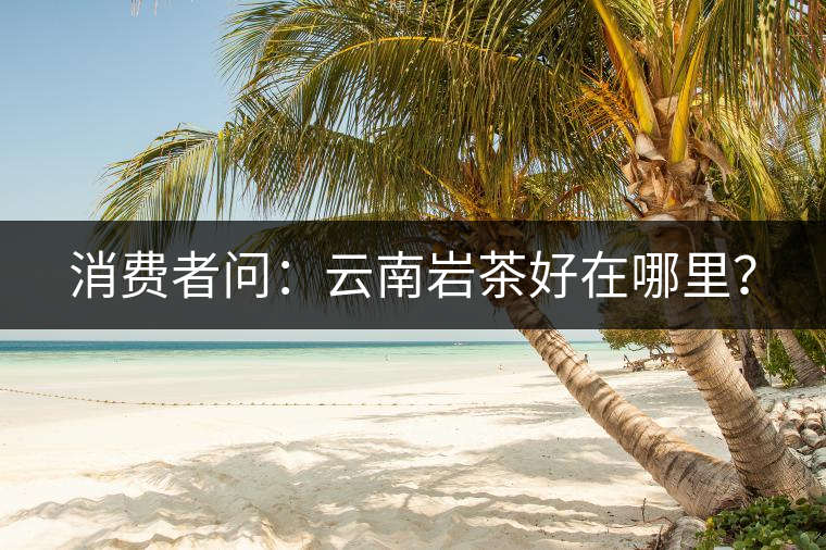 消費(fèi)者問：云南巖茶好在哪里？