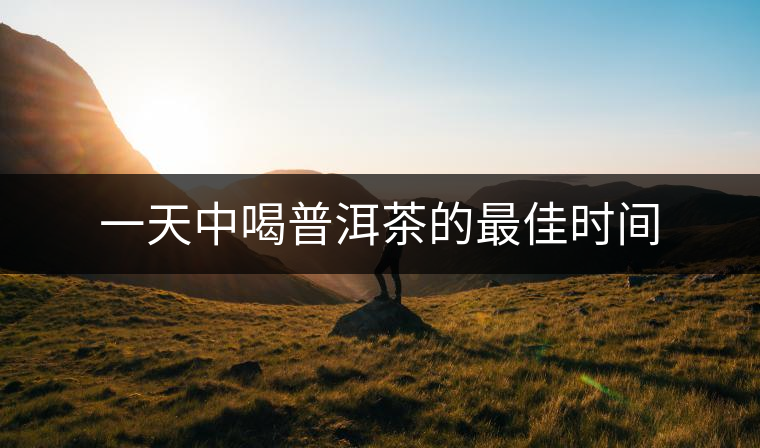 一天中喝普洱茶的最佳時間