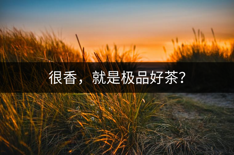 很香，就是極品好茶？