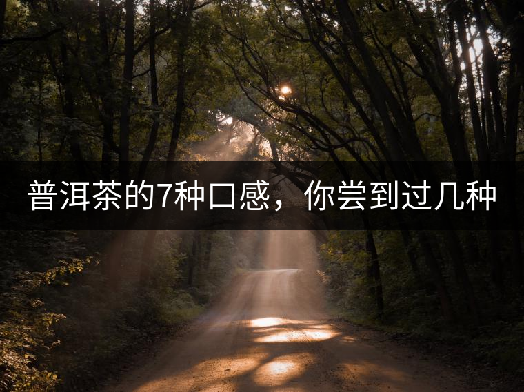 普洱茶的7種口感，你嘗到過幾種？