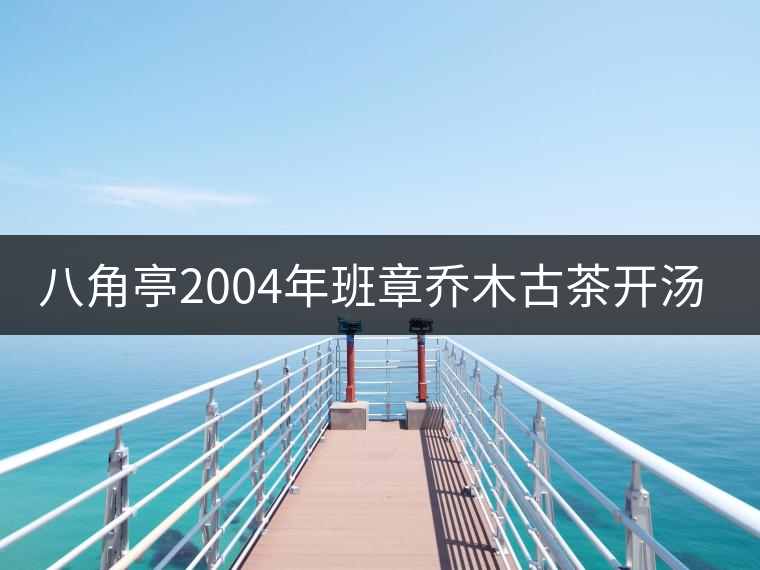 八角亭2004年班章喬木古茶開(kāi)湯品鑒 八角亭2004年班章喬木古茶開(kāi)湯品鑒