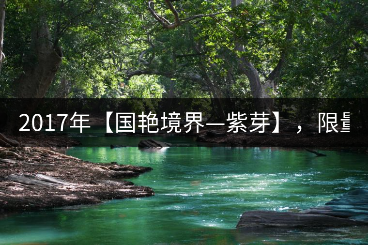 2017年【國艷境界—紫芽】，限量2017餅榮耀上市！