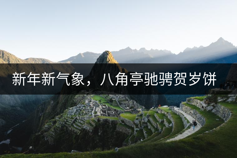 新年新氣象，八角亭馳騁賀歲餅即將上市