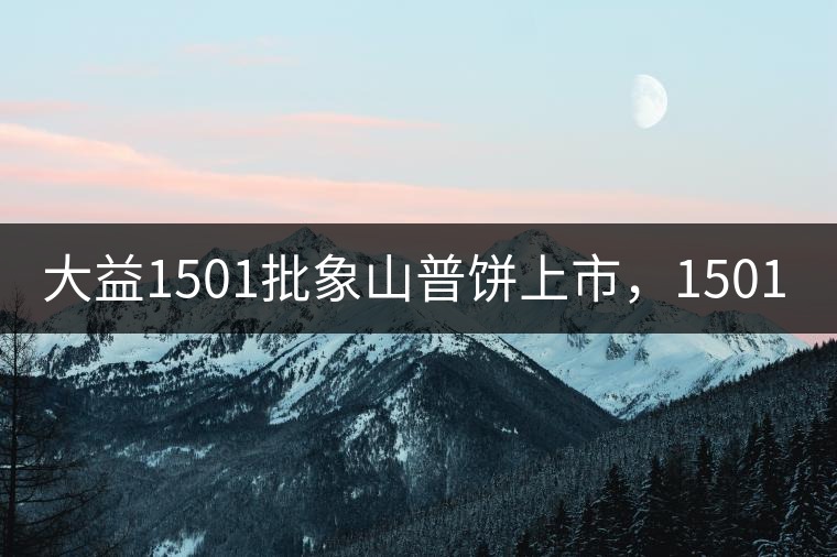 大益1501批象山普餅上市，1501批7542待出