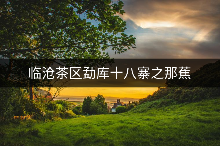 臨滄茶區(qū)勐庫十八寨之那蕉