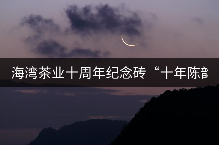 海灣茶業(yè)十周年紀(jì)念磚“十年陳韻”品鑒！