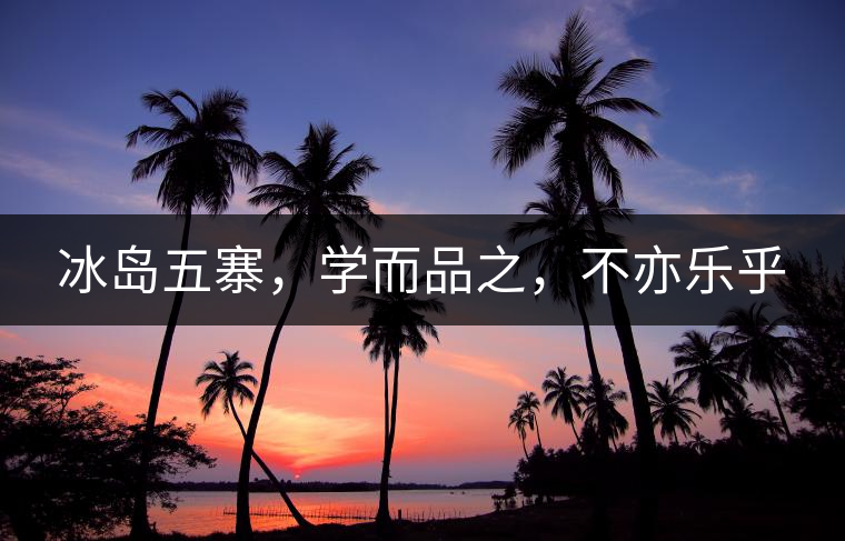 冰島五寨，學(xué)而品之，不亦樂乎