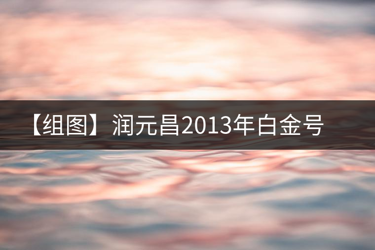 【組圖】潤元昌2013年白金號喬木圓茶開湯