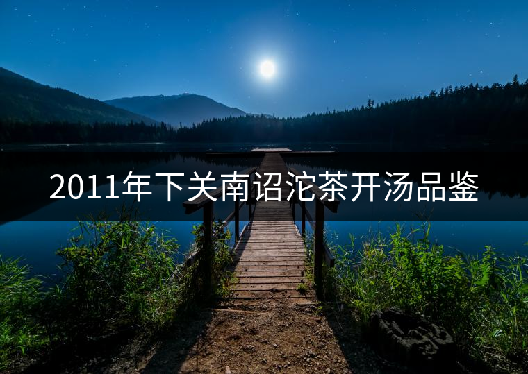 2011年下關(guān)南詔沱茶開(kāi)湯品鑒