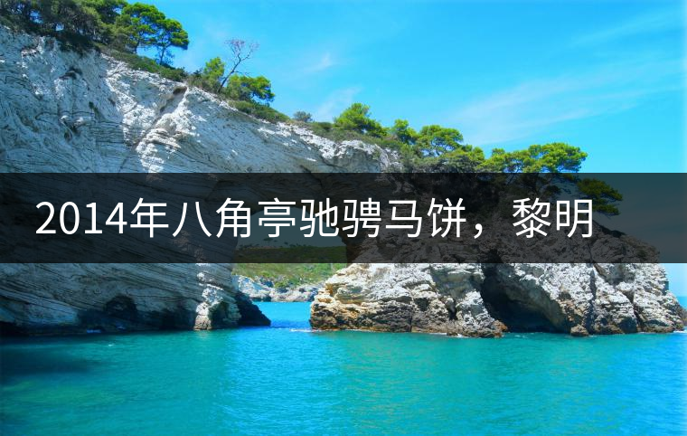 2014年八角亭馳騁馬餅，黎明茶廠馬年生肖紀(jì)念餅