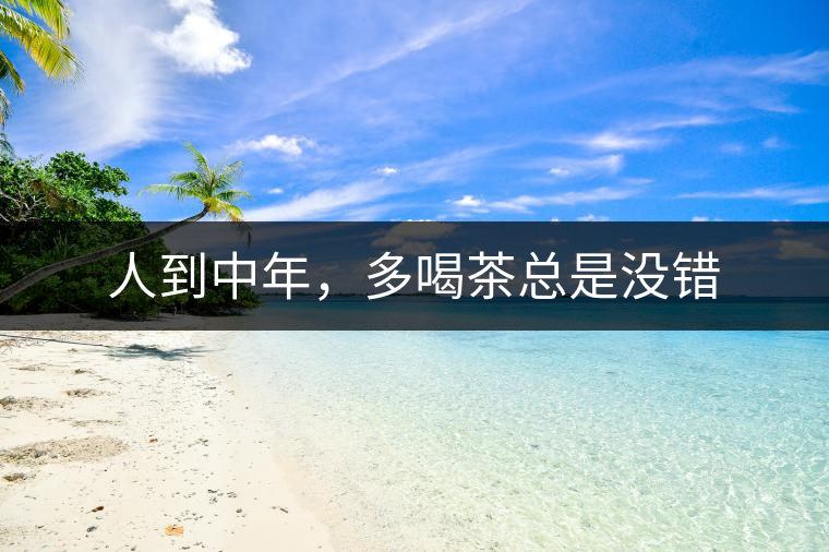 人到中年,多喝茶總是沒錯 人到中年,多喝茶總是沒錯